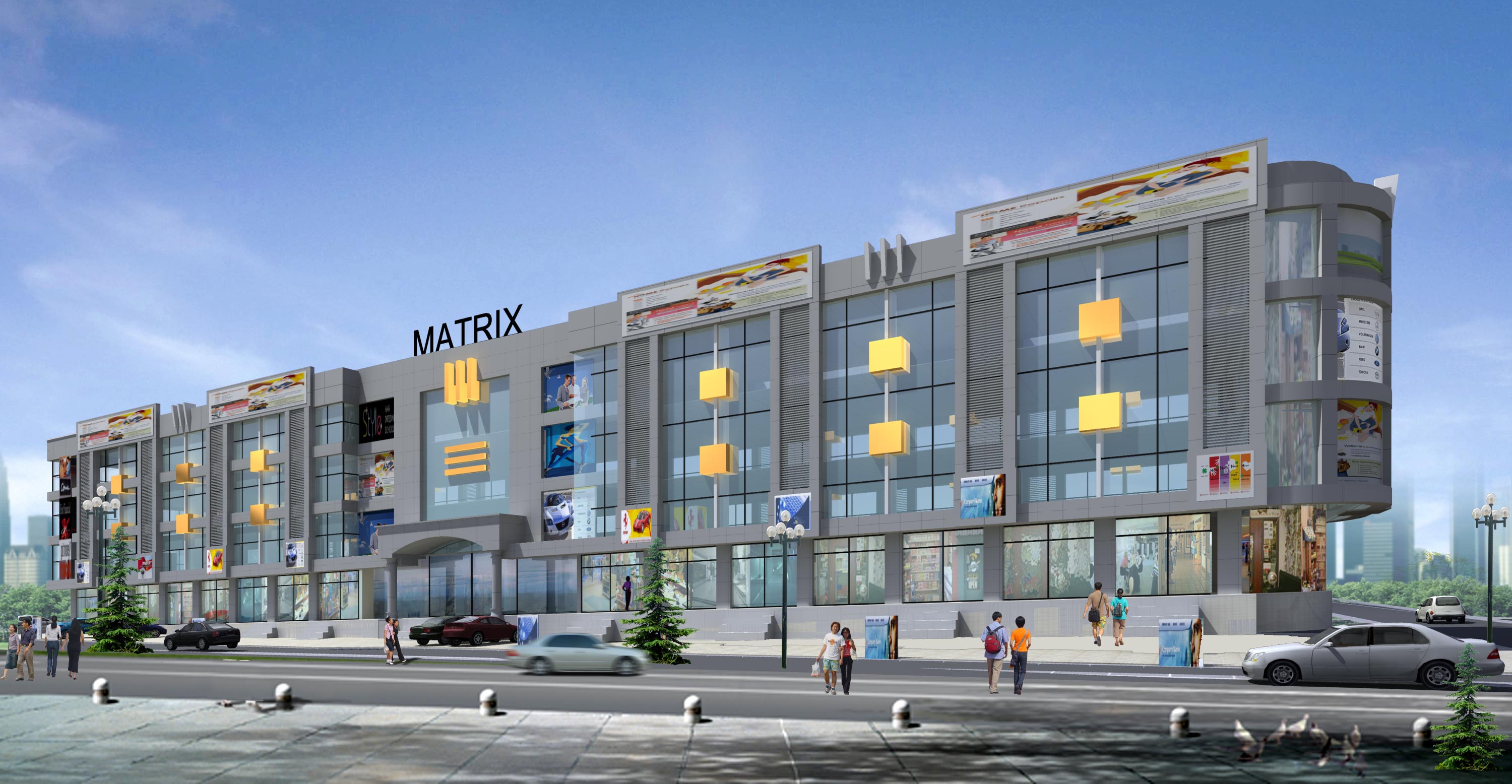 Matrix Mall - Front Desk Architects