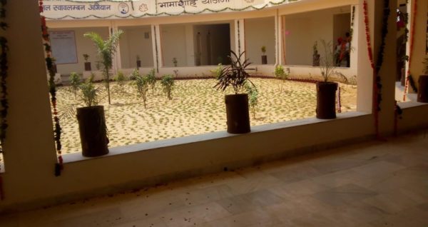 Courtyard at Panchayat Samiti : Government project designed by Front Desk Architects