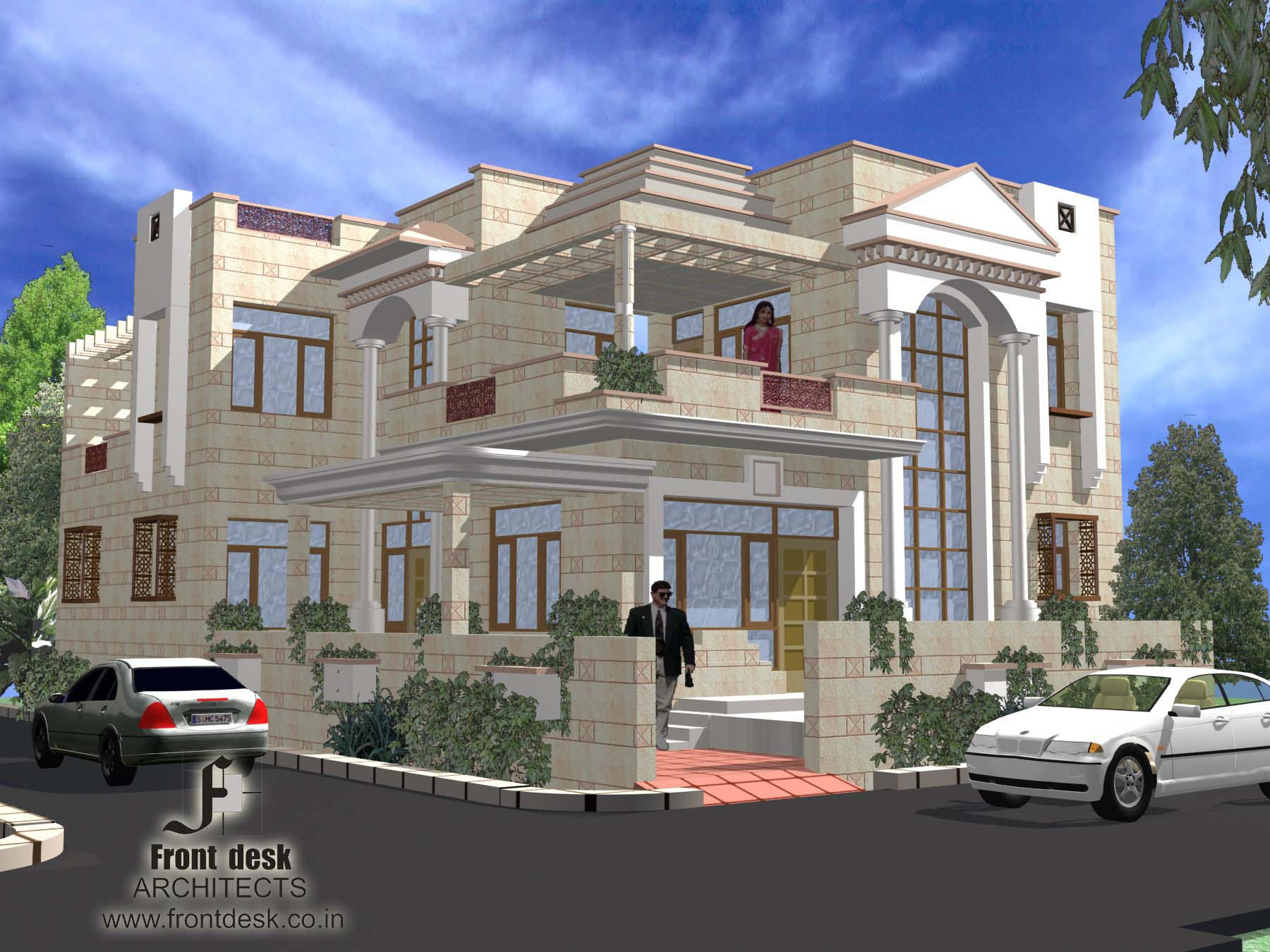 Gokhale Marg Residence Front Desk Architects