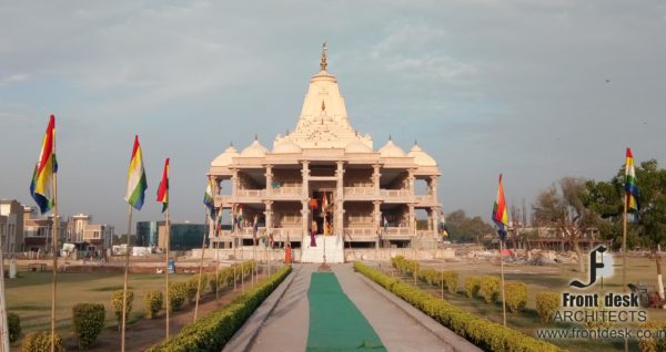 Shri 1008 Chandraprabhu Digamber Jain Mandir at suparshwa garden city Ajmer road, Jaipur