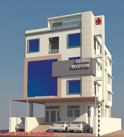 Rishab hospital Designed by Front Desk Architects