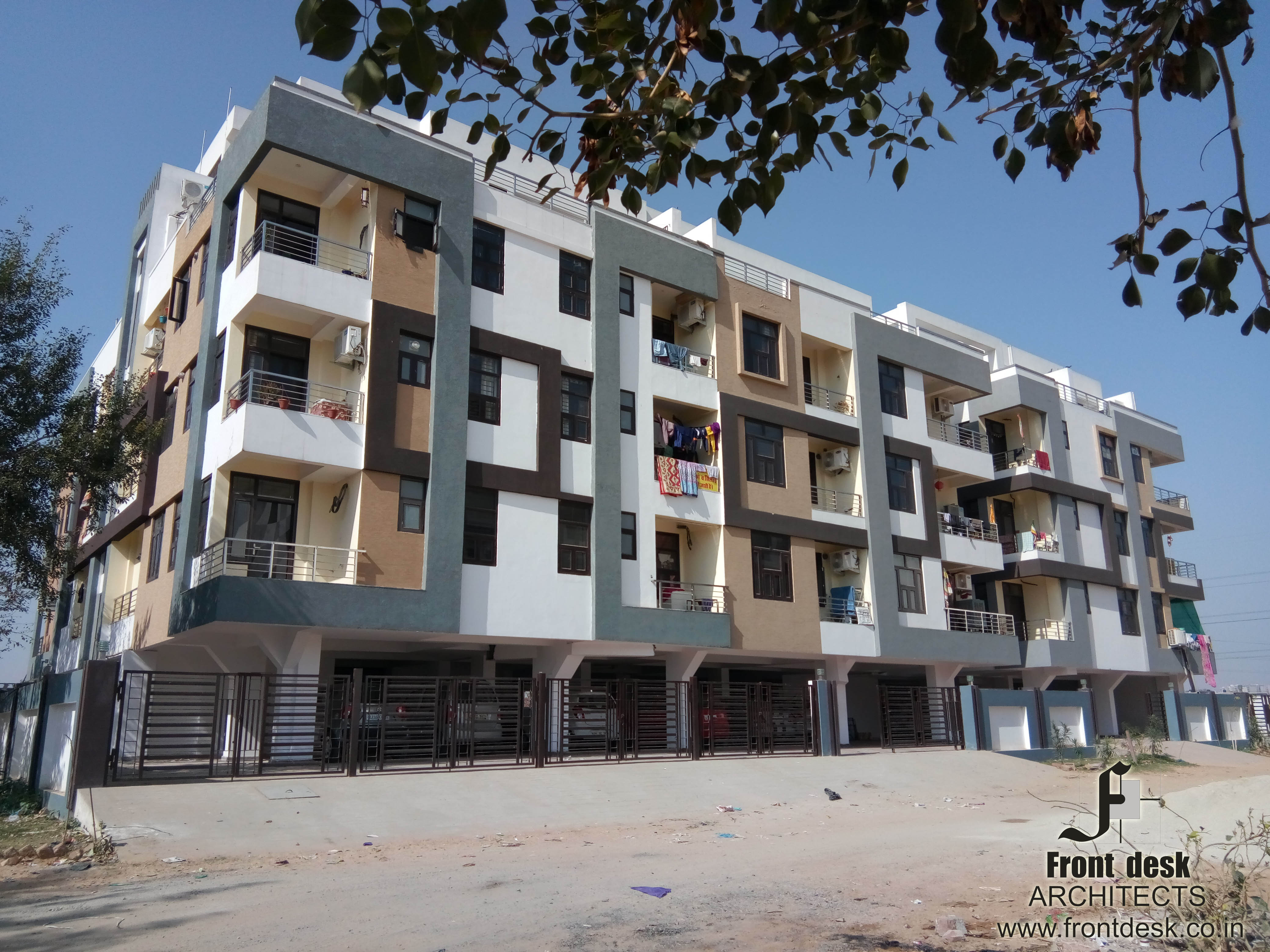 Shri Ratnam Emerald : Contemporary Housing Project designed by Front Desk Architects
