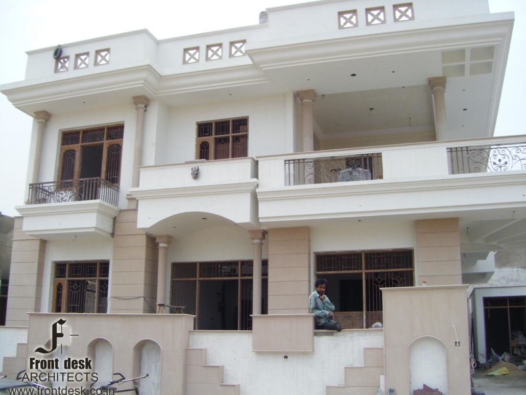 Residence at Plot no 63, Veer Vihar , Queens Road, Jaipur : Designed by Front Desk Architects Jaipur