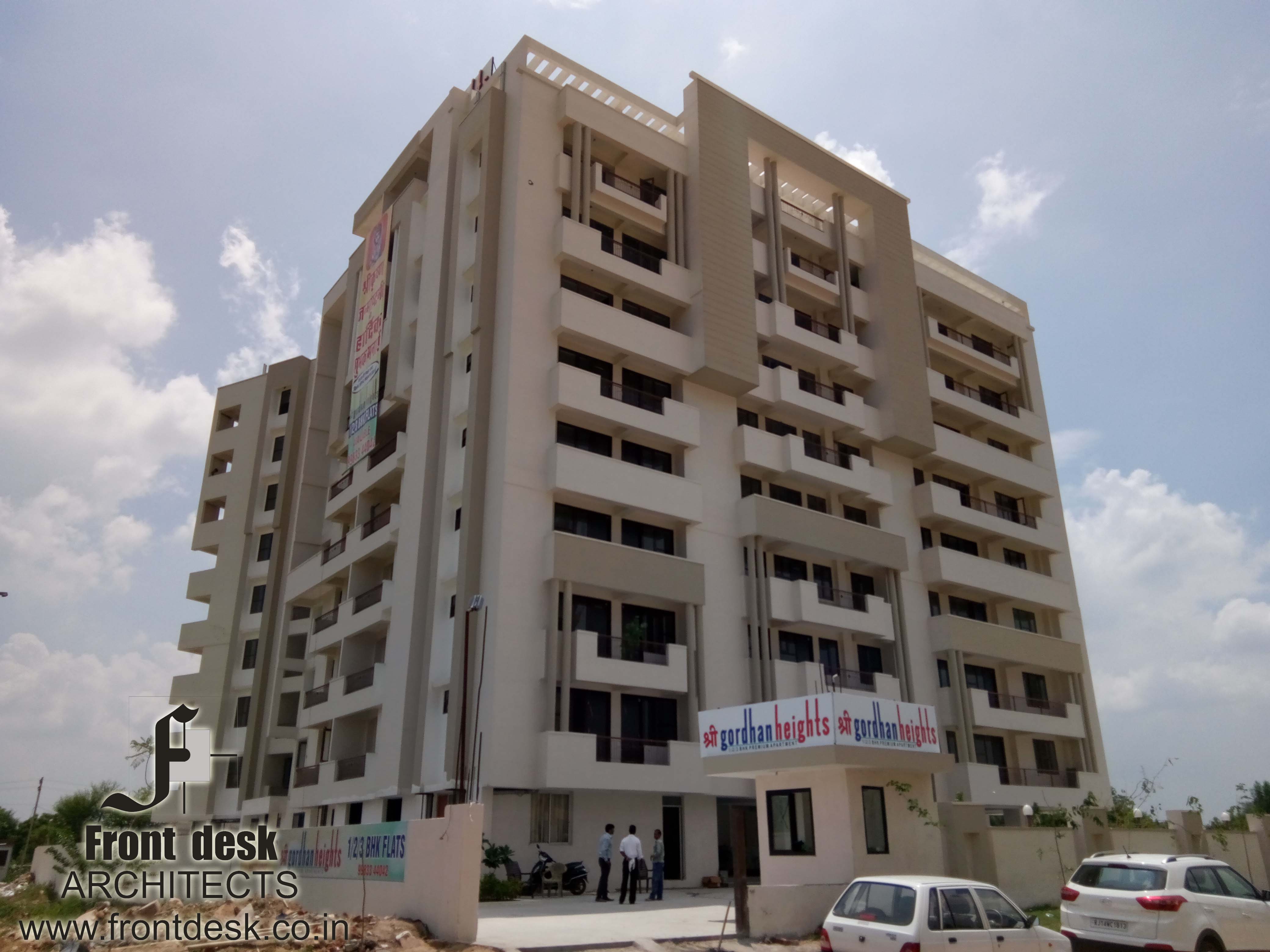 Shri gordhan heights a Housing project by front desk architects