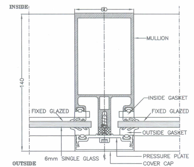Curtain Wall Structure Glazing Front Desk Architects Forum - Glass Curtain Wall Details Pdf