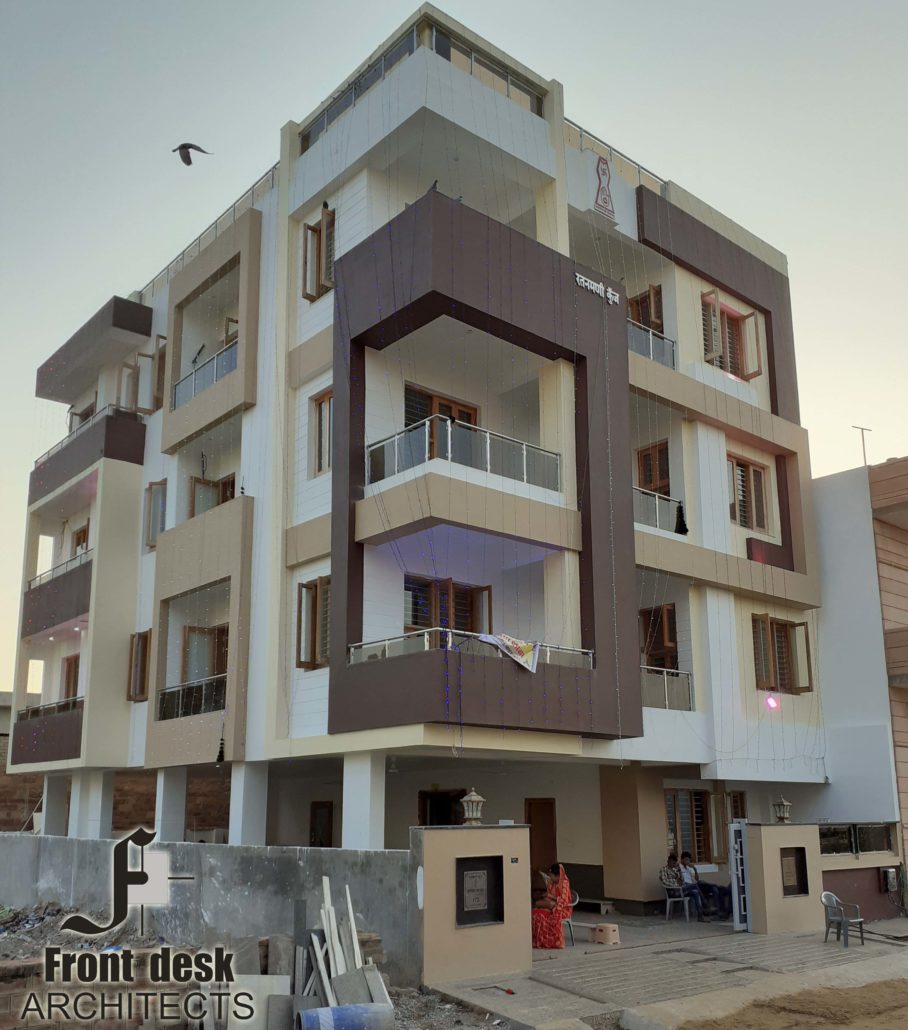 Residence at Pal road Jodhpur designed by front desk architects Jaipur