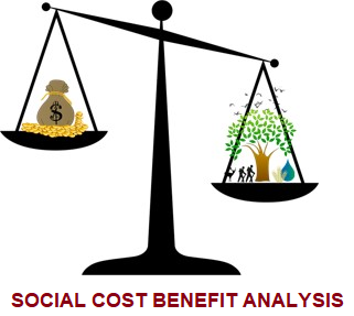 Social Cost Benefit Analysis (SCBA) is a tool used to assess the social, economic and environmental costs and benefits of a proposed project.