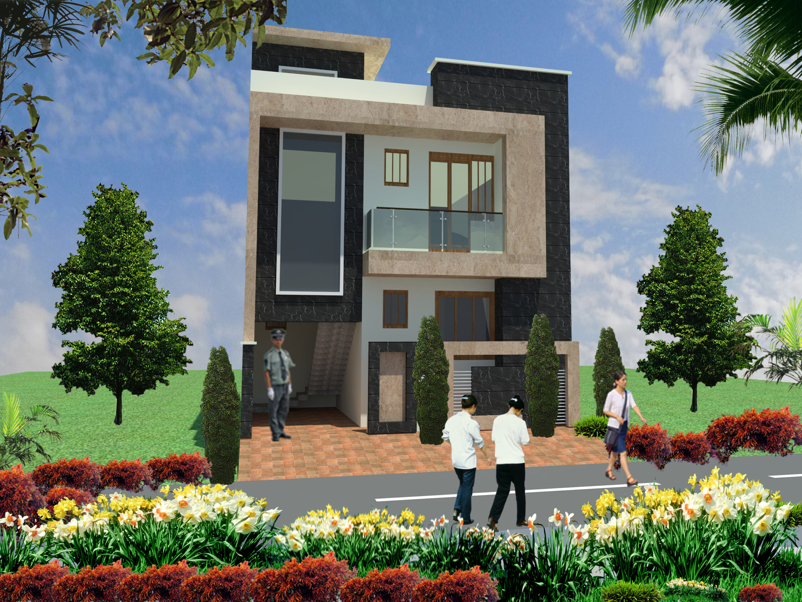 Shri Ram Vihar Villas Project designed by Front desk Architects Jaipur