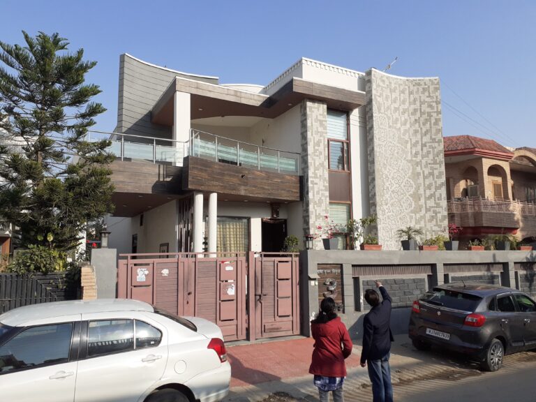 Ashok Jalan contemporary Residence designed by Front Desk architects Jaipur