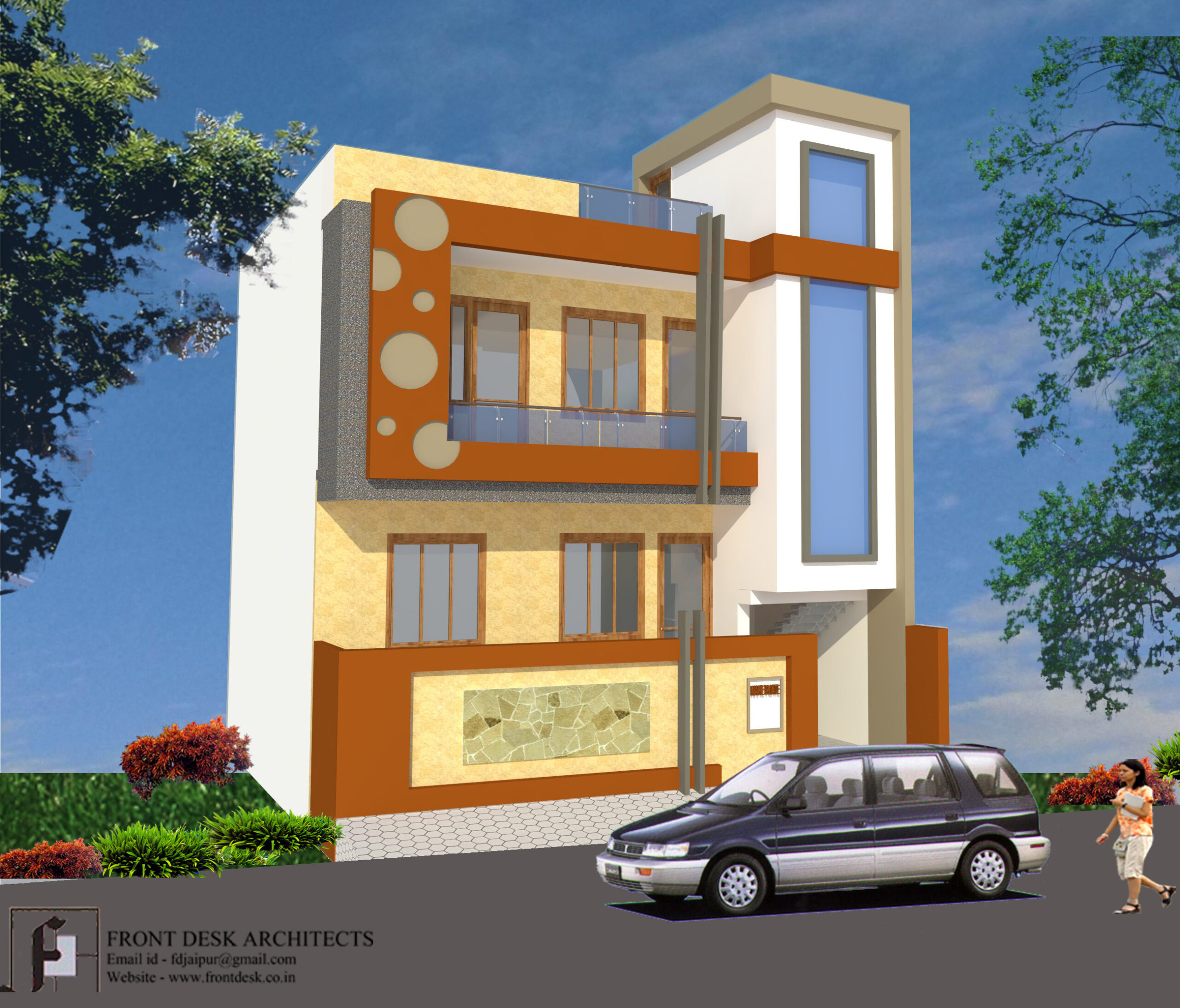 Krishnapuri Residence Designed by Front Desk Architects