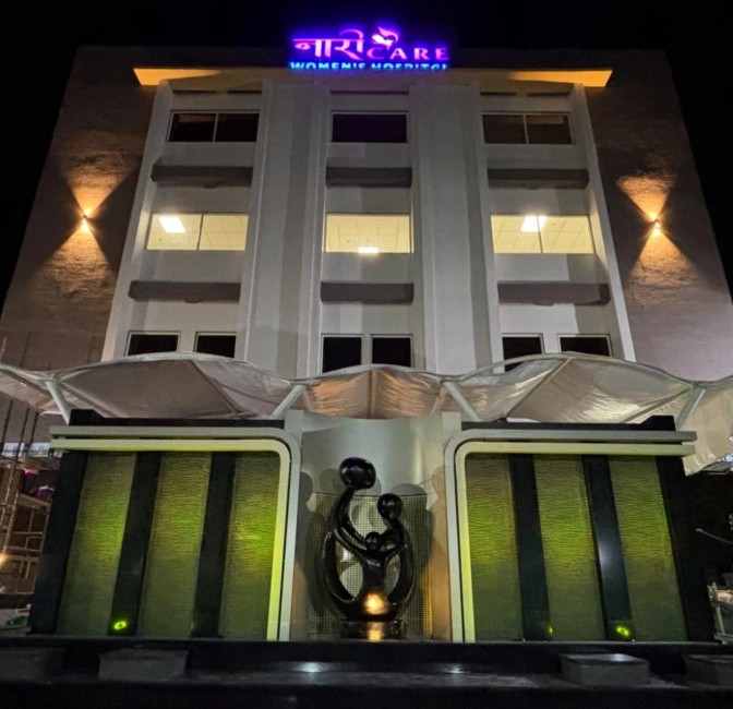 Naari care women hospital kota designed by Front Desk Architects