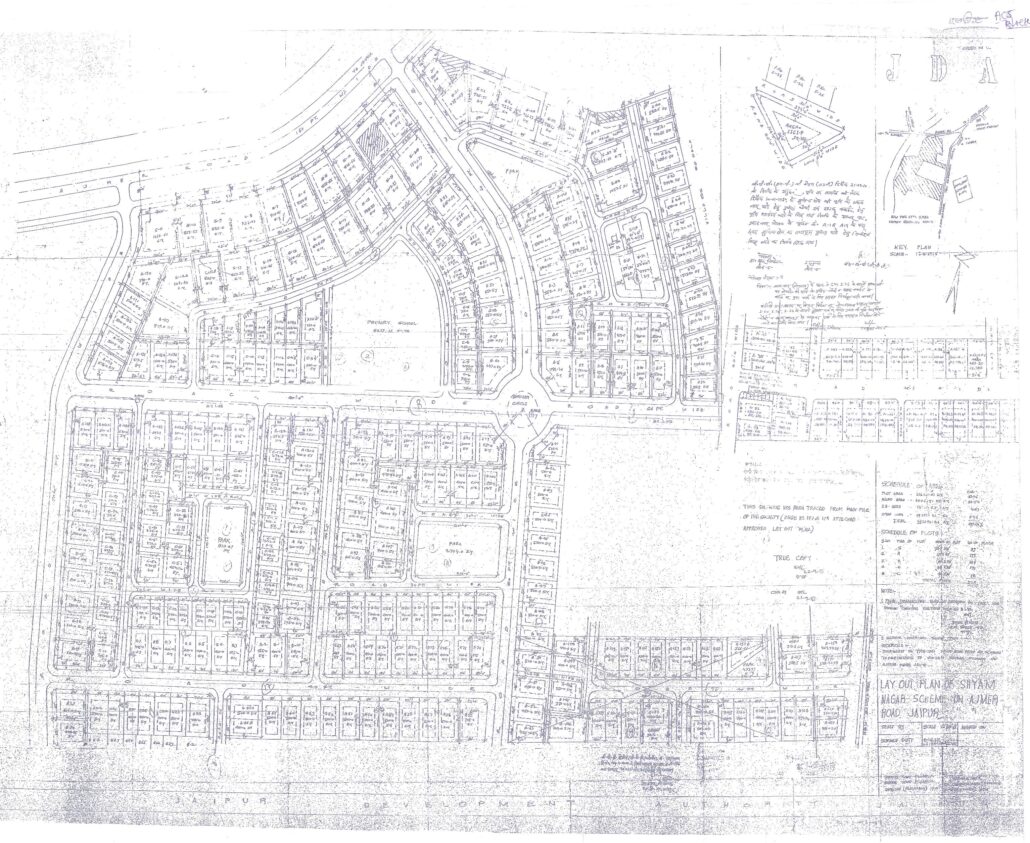 SHYAM NAGAR  JDA approved map