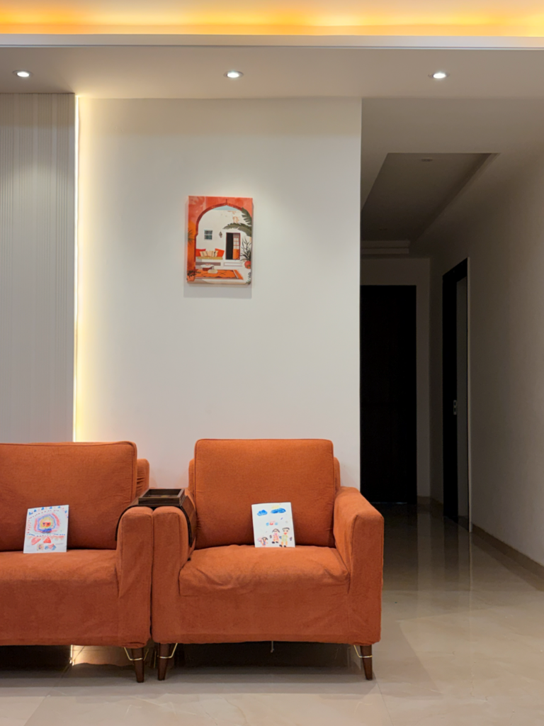interior of The Calisto Apartments Jaipur