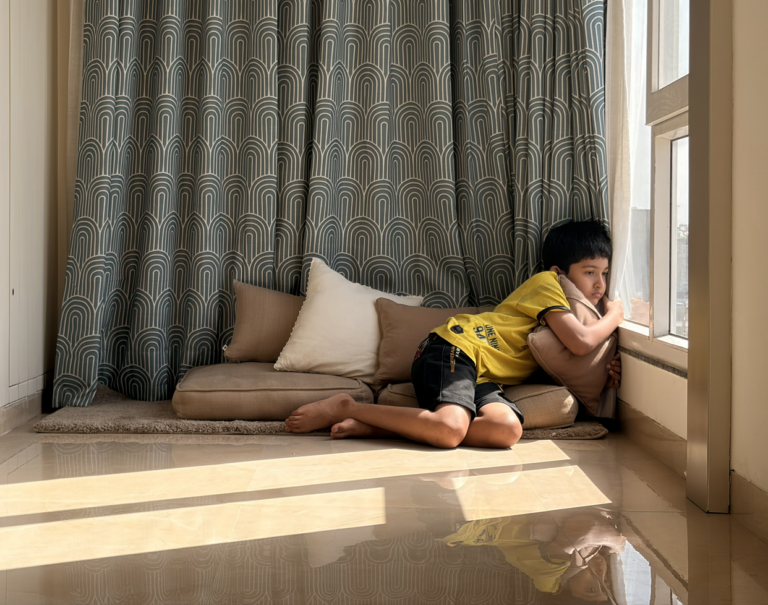 Master bed room interior of The Calisto Apartments Jaipur